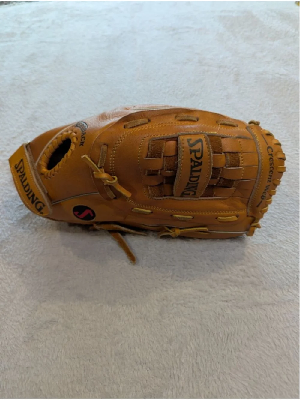 Men's Spalding Baseball Glove Brown Top Grain Leather Competition Series